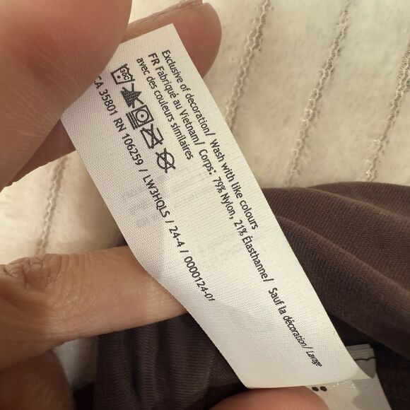 Lululemon Wundermost Ultra-Soft Nulu Turtleneck Bodysuit Sz S Espresso NWT $88 - Picture 5 of 16